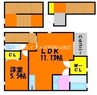 宇野線<宇野みなと線>/妹尾駅 徒歩17分 3階 築8年 1LDKの間取り