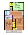 岡山市電清輝橋線<岡山電気軌道>/清輝橋駅 徒歩28分 2階 築39年 2LDKの間取り