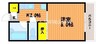 山陽本線（中国）/岡山駅 バス:30分:停歩1分 2階 築32年 1Kの間取り