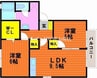 岡山市電清輝橋線<岡山電気軌道>/清輝橋駅 徒歩39分 1階 築33年 2LDKの間取り