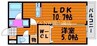 山陽本線（中国）/岡山駅 バス:40分:停歩8分 2階 築12年 1LDKの間取り