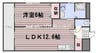 宇野線<宇野みなと線>/備前西市駅 徒歩46分 3階 築46年 1LDKの間取り