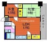 宇野線<宇野みなと線>/備前西市駅 徒歩23分 3階 築42年 2LDKの間取り