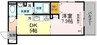 山陽本線（中国）/岡山駅 バス:19分:停歩5分 2階 築5年 1DKの間取り