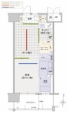山陽本線（中国）/岡山駅 徒歩8分 3階 築16年 1LDKの間取り