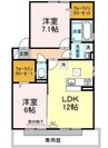 宇野線<宇野みなと線>/備前西市駅 徒歩37分 1階 築9年 2LDKの間取り