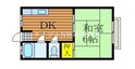 福成コーポ　Ａの間取図