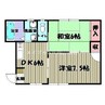 山陽本線（中国）/岡山駅 バス:30分:停歩6分 2階 築25年 2DKの間取り