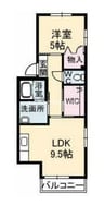 宇野線<宇野みなと線>/備前西市駅 徒歩13分 1階 築18年 1LDKの間取り