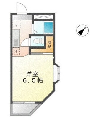 間取図 宇野線<宇野みなと線>/備前西市駅 徒歩9分 4階 築34年