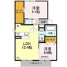 宇野線<宇野みなと線>/備前西市駅 徒歩25分 1階 築6年 2LDKの間取り