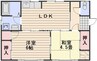 宇野線<宇野みなと線>/備前西市駅 徒歩37分 1階 築51年 2LDKの間取り
