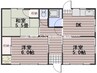 1階 築52年 3DKの間取り