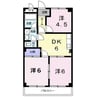 宇野線<宇野みなと線>/常山駅 徒歩11分 2階 築29年 3DKの間取り