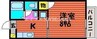 宇野線<宇野みなと線>/備前西市駅 徒歩64分 2階 築32年 1Kの間取り