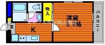 間取図 宇野線<宇野みなと線>/早島駅 徒歩16分 1階 築31年