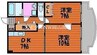 宇野線<宇野みなと線>/大元駅 徒歩8分 8階 築22年 2DKの間取り