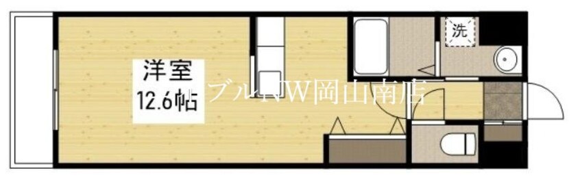 間取図 宇野線<宇野みなと線>/大元駅 徒歩20分 9階 築15年