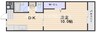 岡山市電東山本線<岡山電気軌道>/東山・おかでんミュージアム駅 徒歩71分 3階 築34年 1DKの間取り