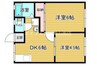 宇野線<宇野みなと線>/備前西市駅 徒歩62分 1階 築41年 2DKの間取り