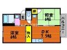 山陽本線（中国）/岡山駅 バス:25分:停歩10分 2階 築35年 2DKの間取り