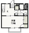 宇野線<宇野みなと線>/備前西市駅 徒歩54分 2階 築22年 1Kの間取り