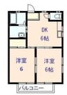 宇野線<宇野みなと線>/備前西市駅 徒歩61分 2階 築38年 2DKの間取り
