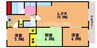 岡山市電清輝橋線<岡山電気軌道>/清輝橋駅 徒歩33分 5階 築29年 3LDKの間取り