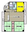山陽本線（中国）/西川原駅 徒歩16分 3階 築29年 3LDKの間取り