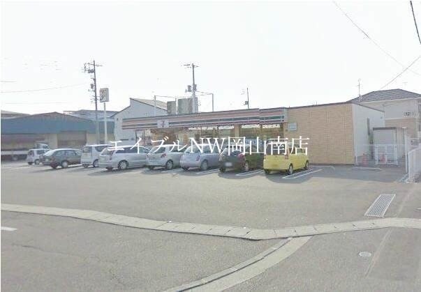 セブンイレブン岡山新保店(コンビニ)まで523m 宇野線<宇野みなと線>/大元駅 徒歩19分 2階 築41年