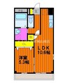 宇野線<宇野みなと線>/備前西市駅 徒歩18分 3階 築16年 1LDKの間取り