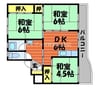 宇野線<宇野みなと線>/備前田井駅 徒歩48分 3階 築30年 3DKの間取り