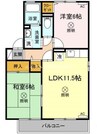 宇野線<宇野みなと線>/備前西市駅 徒歩29分 2階 築26年 2LDKの間取り