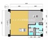 宇野線<宇野みなと線>/大元駅 徒歩8分 5階 築47年 1Rの間取り