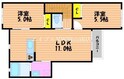 リバーサイド藤田C棟の間取図