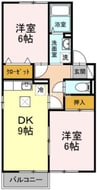 宇野線<宇野みなと線>/備前西市駅 徒歩11分 1階 築25年 2DKの間取り