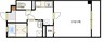 宇野線<宇野みなと線>/大元駅 徒歩9分 5階 築7年 1Kの間取り