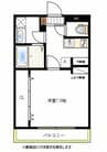 宇野線<宇野みなと線>/大元駅 徒歩3分 4階 築浅 1Kの間取り