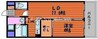 宇野線<宇野みなと線>/大元駅 徒歩8分 2階 築16年 1LDKの間取り