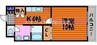 岡山市電清輝橋線<岡山電気軌道>/清輝橋駅 徒歩33分 3階 築28年 1Kの間取り