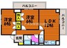 山陽本線（中国）/西川原駅 徒歩23分 5階 築22年 2LDKの間取り