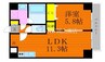 宇野線<宇野みなと線>/備前西市駅 徒歩16分 2階 築浅 1LDKの間取り