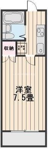 宇野線<宇野みなと線>/大元駅 徒歩14分 2階 築33年 1Kの間取り