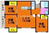 山陽本線（中国）/岡山駅 徒歩10分 3階 築15年 3LDKの間取り
