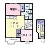宇野線<宇野みなと線>/常山駅 徒歩22分 2階 築23年 2LDKの間取り