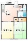 宇野線<宇野みなと線>/常山駅 徒歩42分 1階 築28年 2DKの間取り