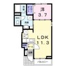 宇野線<宇野みなと線>/備前西市駅 徒歩56分 1階 築10年 1LDKの間取り