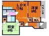 山陽本線（中国）/岡山駅 バス:30分:停歩1分 1階 築23年 2LDKの間取り