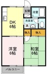 宇野線<宇野みなと線>/常山駅 徒歩19分 2階 築28年 2DKの間取り