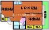岡山市電清輝橋線<岡山電気軌道>/清輝橋駅 徒歩39分 2階 築33年 2LDKの間取り